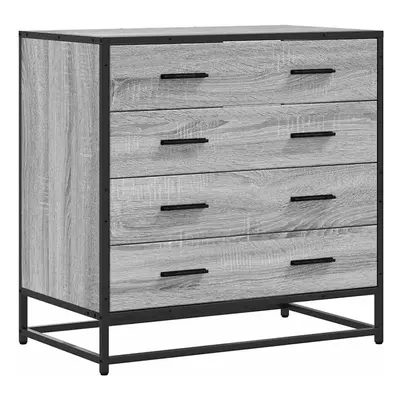 (grey sonoma) vidaXL Drawer Cabinet Storage Filing Cabinet Chest Drawer Engineered Wood