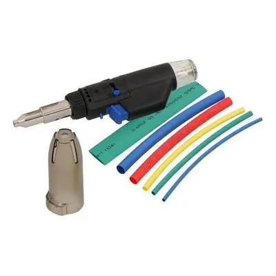 162pc Portable Heat Shrink Kit inc Gas Torch & Assorted Sleeves (Neilsen CT4776)