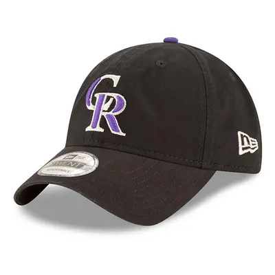 Colorado Rockies New Era Game Replica Core Classic 9TWENTY Adjustable Hat Black