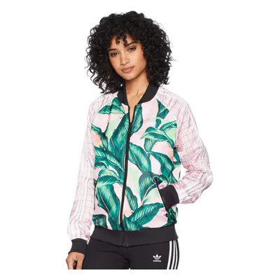 adidas Originals Women's Farm Superstar Tracktop green/pink