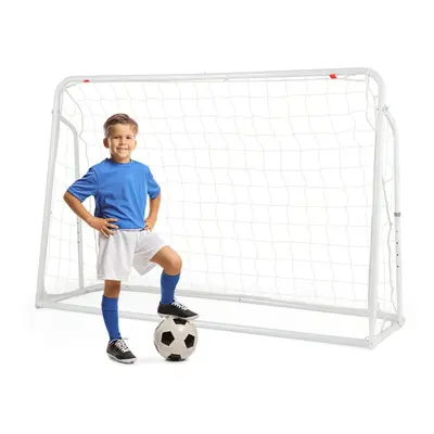 2-in-1 Kids Soccer Rebounder & Soccer Goal 6.1 x Adjustable Soccer Goal