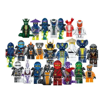 24 pcs/set Phantom Ninjago Series Building Blocks Minifigure Mini Toys Christmas Gift