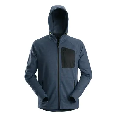 (XXL, Navy/Black) Snickers Mens Fleece Hoodie