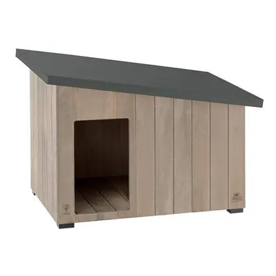 Ferplast Outdoor Kennel, Dog House ARGO in FSC Wood with Non-toxic Paint, U.V. Resistant