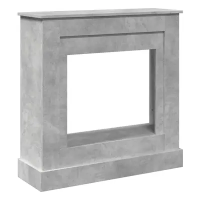 (concrete grey) vidaXL Fireplace Surround Fire Surround Fire Place Engineered Wood