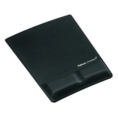 Fellowes Fabrik Mouse Pad/Wrist Support Black