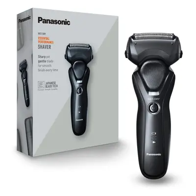 Panasonic ES-RT37 Wet and Dry Electric 3-Blade Shaver for Men, 16.4 x 6.5 x cm, Black, g, ES-RT3