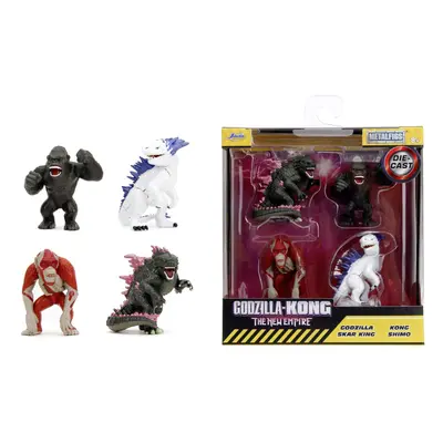 Godzilla Metal Wave Pop Culture Collectible Figures pack - Godzilla King Kong Shimo Skar - For F