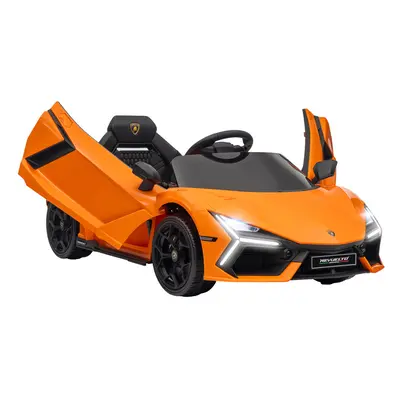 AIYAPLAY Lamborghini Revuelto Licensed Ride On Car, with Suspension, Orange