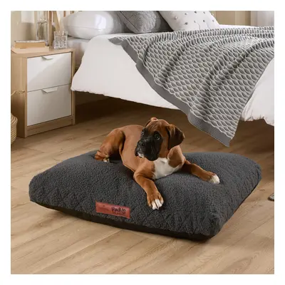 (Charcoal, Medium) Slumberdown Paws for Slumber Sherpa Pet Bed UK Made