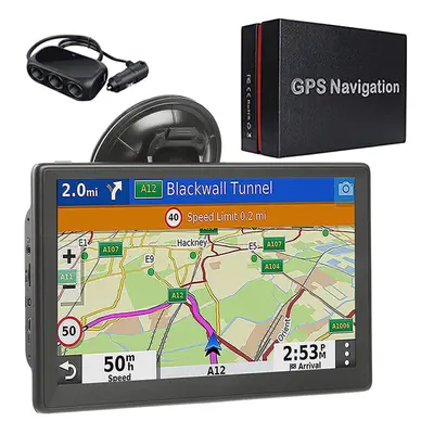 SAT NAVS for Cars, Inch Navigator Car Truck GPS Navigation System HD Touch Screen with Lifetime 