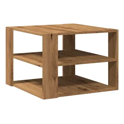 (artisan oak) vidaXL Coffee Table Old Wood 58x58x40 cm Engineered Wood side table