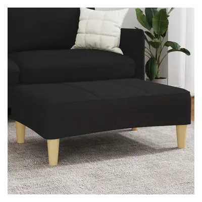 vidaXL Footstool Black 30.3x21.7x12.2 Fabric