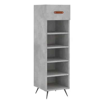 (concrete grey) vidaXL Shoe Cabinet Shoe Cupboard Shoe Storage Grey Sonoma Engineered Wood