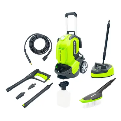 Greenworks G40 Pressure Washer, Bar, 480L/hour, 1900W with 6m Hose