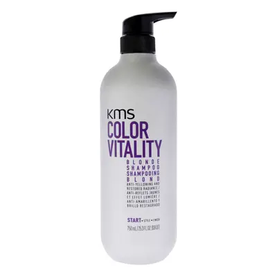 Color Vitality Blonde Shampoo by KMS for Unisex - 25.3 oz Shampoo