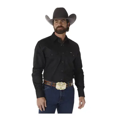 Wrangler mens Cowboy Cut Western Long Sleeve Snap Firm Finish work uti