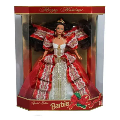 Barbie Happy Holidays Doll - Special Edition 10th Aniversary Hallmark 5th in Series (1997)