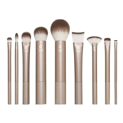 REAL TECHNIQUES Au Naturale Makeup Brush Kit, For Foundation, Powders, and Concealers, Premium Q