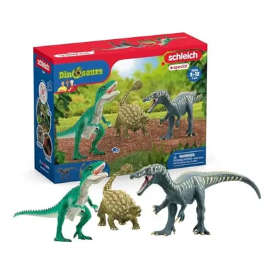 72203 Attack on the Dino Trio, Baryonyx, Giganotosaurus, Saichania, Dinosaurs Toy Figurine for c