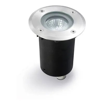 Leds-C4 Gea - Light Round Recessed Floor Light Stainless Steel Aisi IP67, GU10