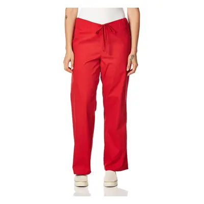 Dickies Men's Big & Tall Drawstring Scrub Pant Red XXX-Large