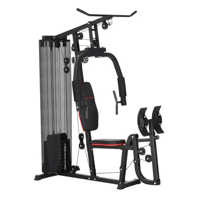 SPORTNOW Home Gym Machine Compact Multi Gym with 45kg Weight Stack