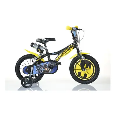 Dino Batman 14in Bike - Black/Yellow