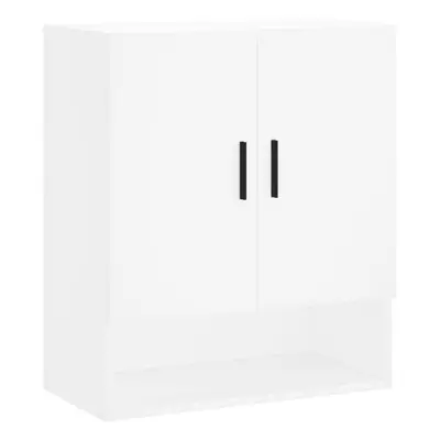 (white) vidaXL Wall Cabinet Storage Cabinet Display Cabinet White Engineered Wood