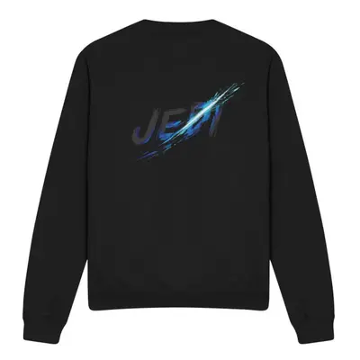 (L, Black) Star Wars Unisex Adult Jedi Obi Wan Kenobi Slash Sweatshirt