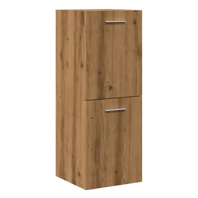 (oak) vidaXL Bathroom Cabinet Washroom Furniture Laundry Cabinet Engineered Wood