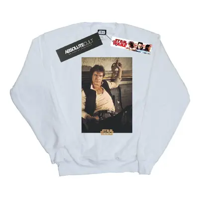 (4XL, White) Star Wars Mens Han Solo Mos Eisley Sweatshirt