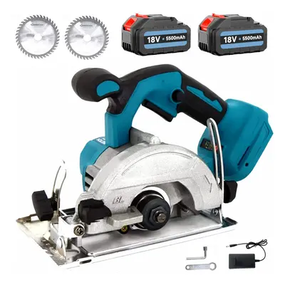 Cordless Circular Saw Brushless+2x 5.5A Battery-Makita Compatible