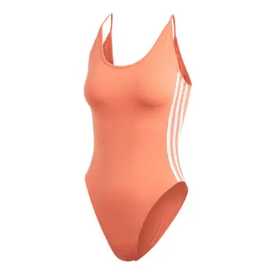 adidas Originals Women's Cotton Bodysuit Semi Coral/White Medium