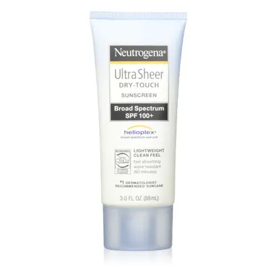 Neutrogena Ultra Sheer Spf#100 Dry-Touch Lotion 3oz (2 Pack)