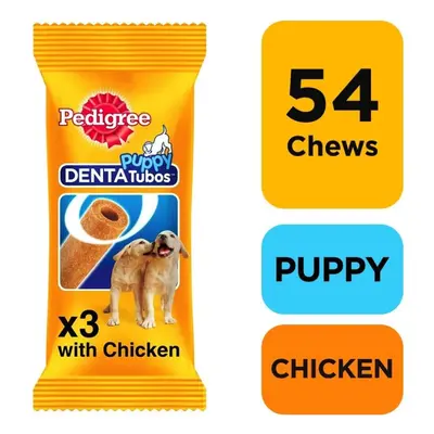 PEDIGREE Puppy Denta Tubo Puppy Treats Stick (Pack of 18)