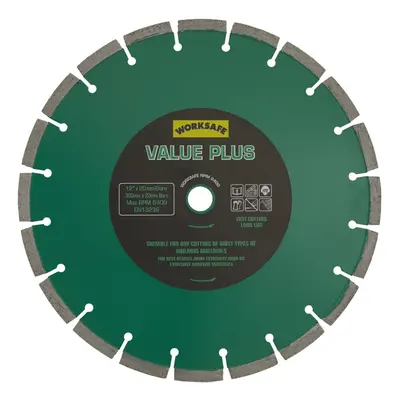 Sealey Worksafe® Value Plus Diamond Blade x 20mm WDVP300/20