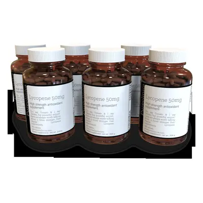 Lycopene 50mg x tablets(6 bottles of 180)(36 months supply). 300% strength of regular Lycopene t