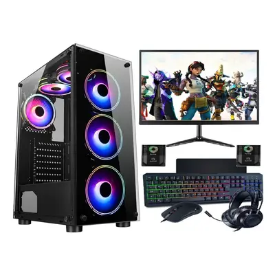 Gaming PC Bundle i7 16GB RAM 1TB HDD SSD 4GB GT730 + Headset + Monitor