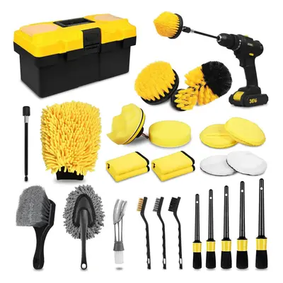 (27 pieces) Hot -Selling Electric Drill Brush (excluding Electric Drill) Sets Of Drill Brush Car