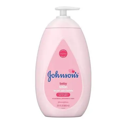 Johnson's Moisturizing Pink Baby Lotion with Coconut Oil, 27.1 fl. oz