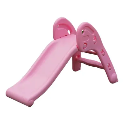 (Pink) Folding Kids Baby Indoor Garden Slide Climber Set