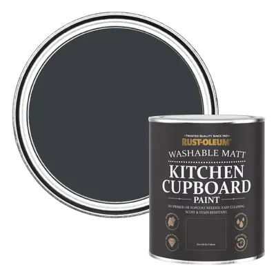 Grey Kitchen Cupboard Paint in Matt Finish - Anthracite (RAL 7016) 750ml