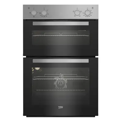 Beko RecycledNet Built In Electric Double Oven - Stainless Steel - A/A Rated