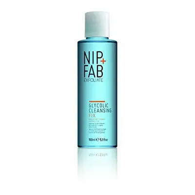 Nip + Fab Glycolic Acid Fix Foaming Cleanser for Face with Olive Oil, Exfoliating Resurfacing AH