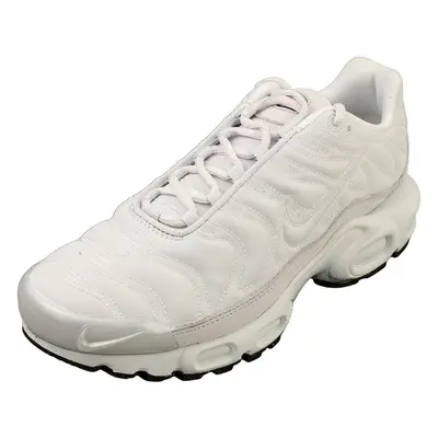 (7.5) Nike Air Max Plus Womens Fashion Trainers in Platinum Tint