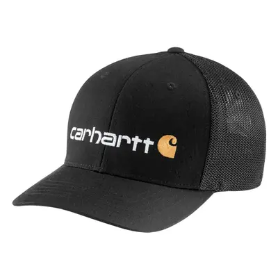 Carhartt mens Rugged Flex Fitted Canvas Mesh Back Graphic Baseball Cap