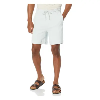 BOSS Men's Patch Logo French Terry Shorts ice Flow