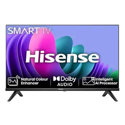 Hisense Inch Smart TV 32E4NTUK - HD Resolution, Natural Colour Enhancer, Dolby Audio, Sports Mod