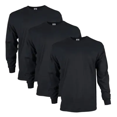 Gildan Men's Ultra Cotton Long Sleeve T-Shirt Style G2400 Multipack